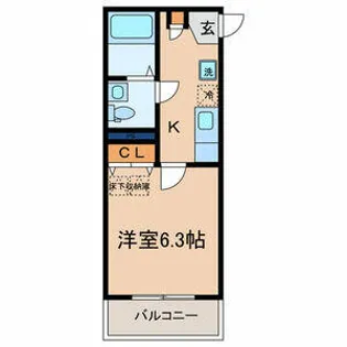 リヴェール杉並【1階】の間取り