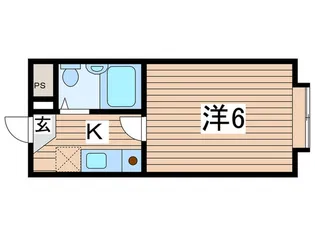 ベルシティ南小泉【1階】の間取り