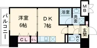コンセール葵【7階】の間取り