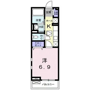 メゾン・ブリーズ【1階】の間取り