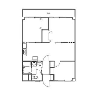 溝の口セントラルマンション【4階】の間取り
