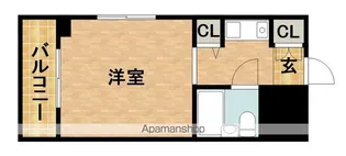 メイクスI八幡【3階】の間取り