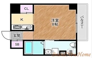 ウィズイン北花田【10階】の間取り