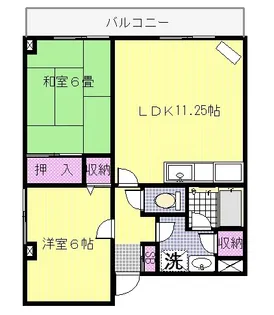 パークサイド鈴木【2階】の間取り