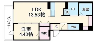 NC STYLE 知立 EAST【3階】の間取り