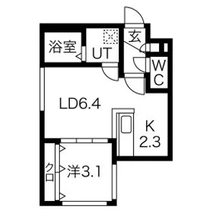 グランド中の島【4階】の間取り