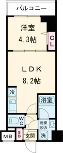 アイルグランデ東京亀有【6階】の間取り