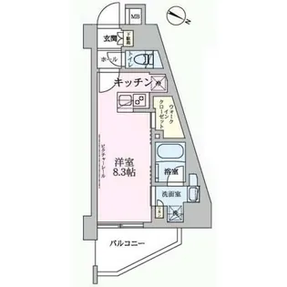 アークマーク成増【8階】の間取り