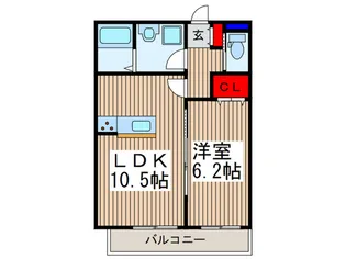 昭栄エクセレント51【3階】の間取り