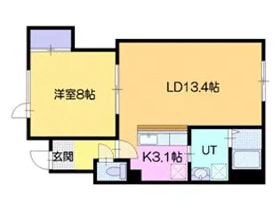 ウエルスヒルズ【2階】の間取り