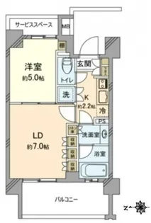 パークホームズ四谷三丁目アーバンレジデンス【9階】の間取り