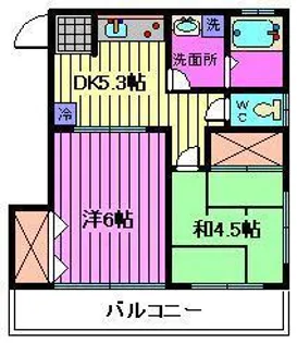 トミーハイツ【2階】の間取り