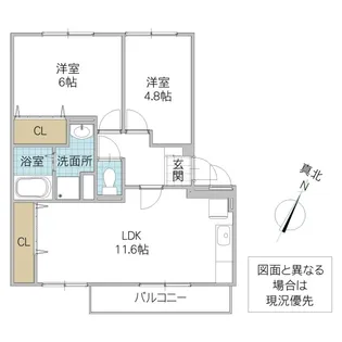 タウニーロイヤル I【3階】の間取り