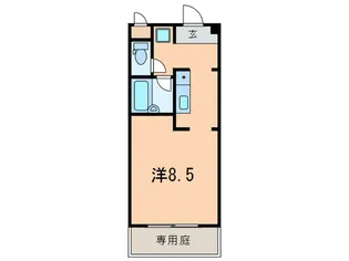 シーホース芦屋【1階】の間取り