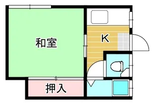 ときわコーポ【2階】の間取り