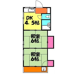 リヴァアイランド【1階】の間取り