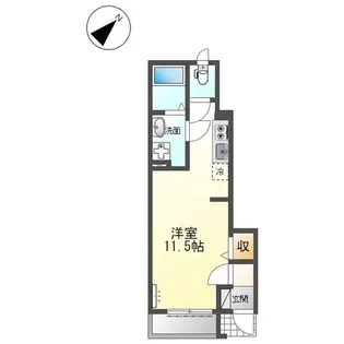 ラ ルーチェ【1階】の間取り