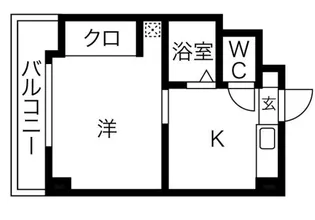 ハッピーコート豊沢【2階】の間取り