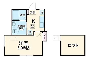 メゾン ド ルル【2階】の間取り