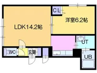 ウィングステージ【3階】の間取り