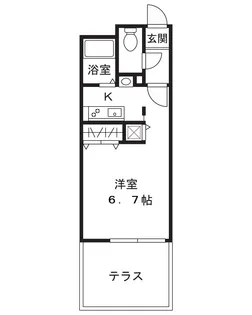 MODULOR三軒茶屋II【1階】の間取り