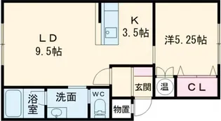 CIRCLEI【2階】の間取り