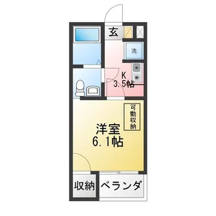 スコレータムラマII【3階】の間取り
