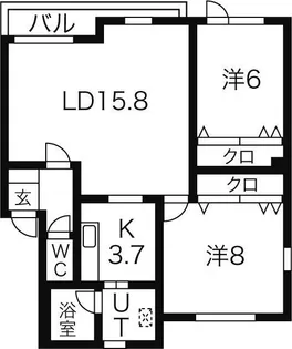 メゾン・ド・コナ【2階】の間取り