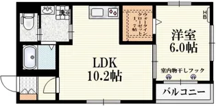 tous les sante【2階】の間取り