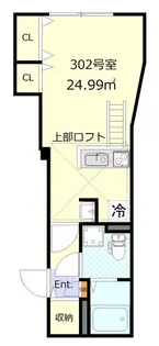 ルノン東糀谷【3階】の間取り