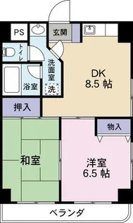 メゾンシンドー【4階】の間取り