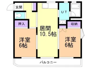 アシストグレースマンション【1階】の間取り