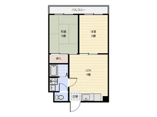 山本マンション【3階】の間取り