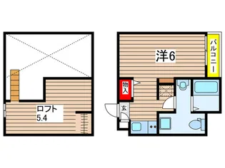 コンフォール千葉【2階】の間取り