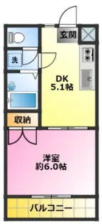 プレアデス新丸子【1階】の間取り