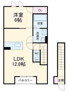 プランドールII【1階】の間取り