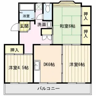 大原マンション【3階】の間取り