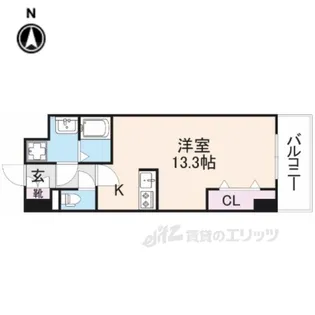 T・Kビル西大寺NORTH【7階】の間取り