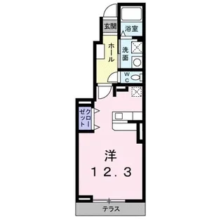 プラシード【1階】の間取り