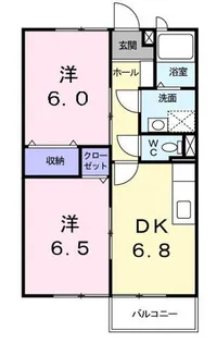 グランディール II【2階】の間取り