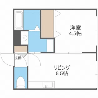 PROSPECT(プロスペクト)菊水【4階】の間取り