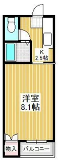 メイプルハイツ吉岡【2階】の間取り