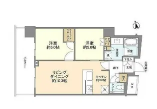 ブランズタワー大船【19階】の間取り