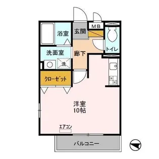 Blanche【2階】の間取り