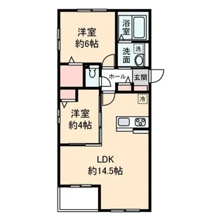 グリーングラス【2階】の間取り