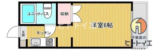 ニイシロハイツ【2階】の間取り