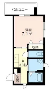 ベレオ新杉田【3階】の間取り