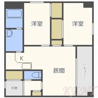 第23松井ビル【3階】の間取り