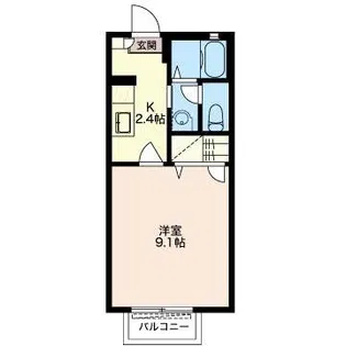 ステート・メナー【1階】の間取り