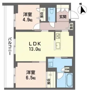 クレスティーク【3階】の間取り